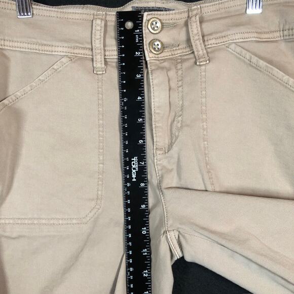 Torrid Womens Jeans Tan Feel The Fit Straight Leg Stretch 12 - Picture 7 of 11